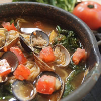 アサリとシジミのカレーうどん